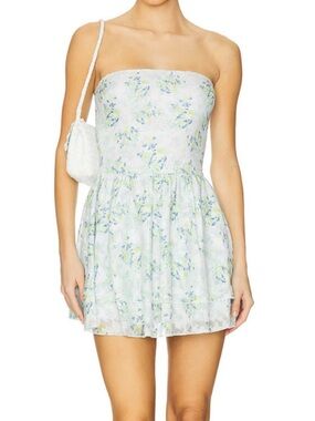 New To Come Whitney Strapless Mini Dress Sz M